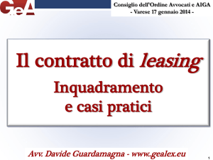 Avv. Davide Guardamagna - www..gealex.eu