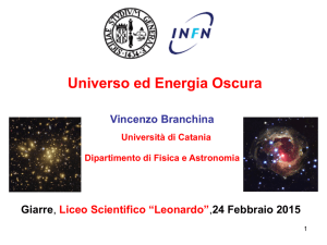 Universo ed Energia Oscura