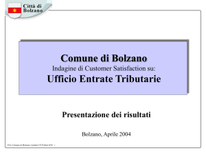 Risultati 2004 - Comune di Bolzano