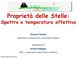Diapositiva 1 - Osservatorio Astronomico di Palermo