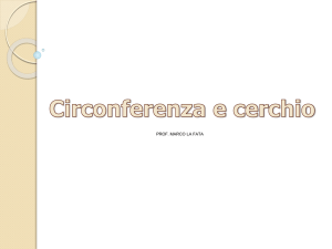 Circonferenza e cerchio