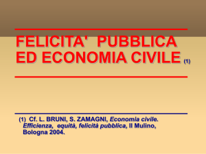 felicita` pubblica ed economia civile (1)