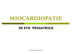 miocardiopatie - PediatriaMuccioli