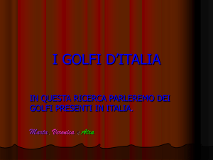 i golfi d`italia - Direzione Didattica IV Circolo La Rosa