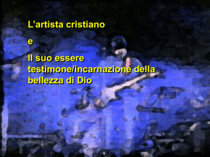 Chi è l`artista cristiano?