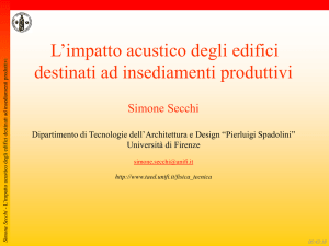 Presentazione di PowerPoint - Dipartimento di Architettura