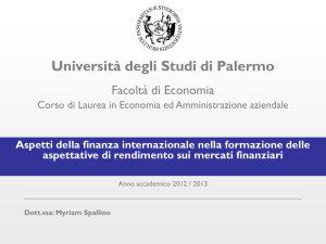 Diapositiva 1 - Finanza Aziendale AA 2012/2013