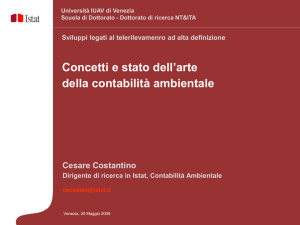 Diapositiva 1 - Facoltà di Pianificazione del Territorio