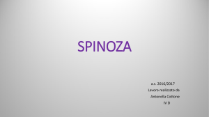 Spinoza - prof. Panella