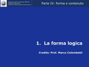 Forma Logica - Emanuele Della Valle