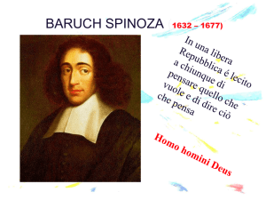 Baruch Spinoza - iismarianoquartodarborea.gov.it