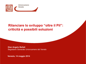 Le slide di presentazione (Gian Angelo Bellati)