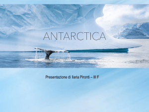 Diapositiva 1 - Il Vespucci in Antartide