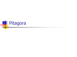 Pitagora - Oriana Pagliarone