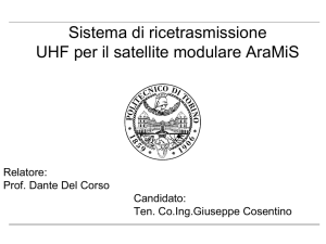 Ricetrasmissione UHF per AraMiS - Cosentino