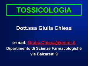 TOSSICOLOGIA