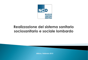 Diapositiva 1 - NCD Lombardia