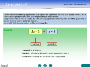 Equazioni