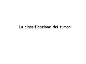 classificazione tumori