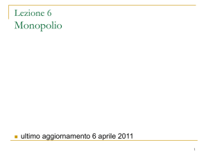 lezione 6 - monopolio