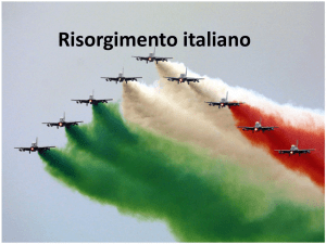 Il Risorgimento italiano e l`Unità d`Italia