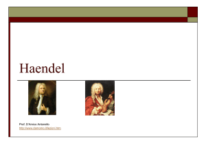 Haendel e Vivaldi