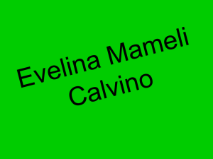 Evelina Mameli Calvino - Istituto Tecnico Economico Agostino Bassi
