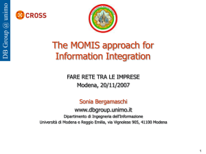 Information Integration - Moda-ML