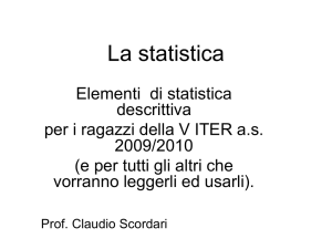 la Statistica ( 515 Kb)