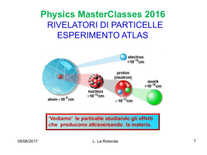 I rivelatori di particelle - INFN-CS