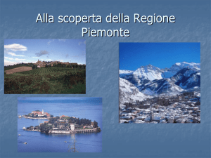 Presentazione Piemonte