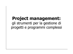 Project management: gli strumenti per la gestione di progetti e