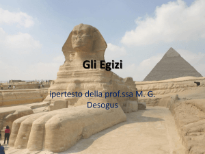 Ipertesto sugli Egiziani (mia presentazione)