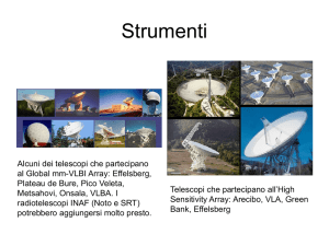 Una presentazione degli strumenti usati e delle immagini - Ira-Inaf