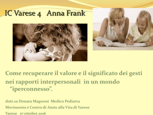 comunicazione non verbale - Istituto Comprensivo Varese 4 Anna
