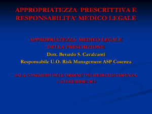 La responsabilità del medico nella prescrizione