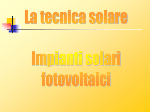 Presentazione Fotovoltaico