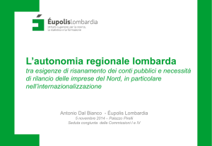 Slide 1 - Consiglio Regione Lombardia