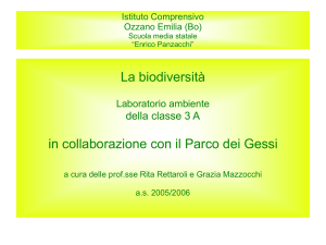 La biodiversità