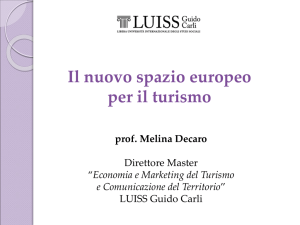 sostenibilità del turismo europeo