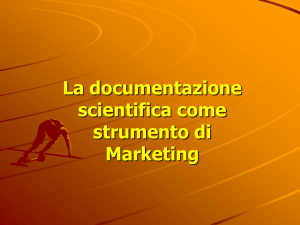 La documentazione scientifica aziendale come strumento di Marketing