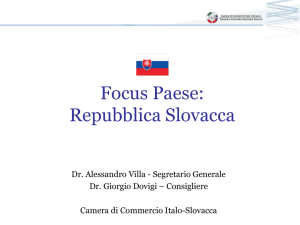 Focus: Repubblica Slovacca Geografia