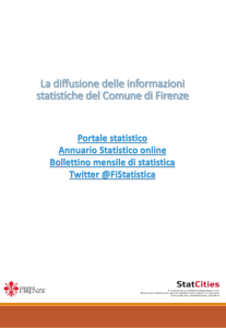 Comune di Firenze - Poster 02 - Diffusione informazioni statistiche