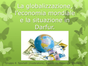 La globalizzazione, l*economia mondiale e la