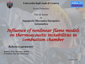 Modello numerico - DICAT - Università degli studi di Genova