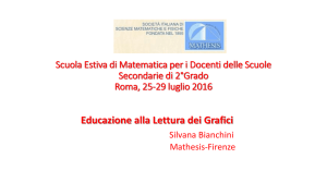 Educazione alla lettura dei grafici (Silvana Bianchini)