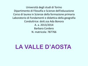 Università degli studi di Torino Dipartimento di Filosofia e Scienze