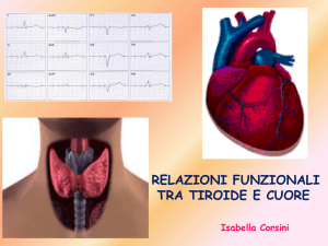 Relazioni funzionali tra tiroide e cuore