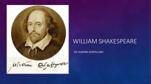 William Shakespeare Scotellaro Aurora II G