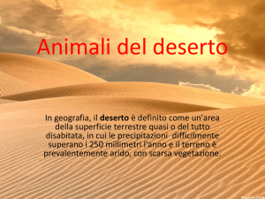 Animali del deserto